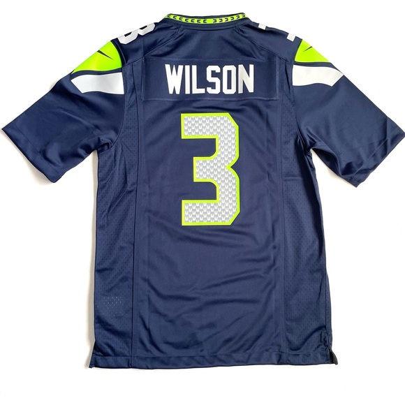 Nike On Field Seattle Seahawks Russell Wilson Jersey Size Small - Picture 3 of 8